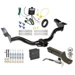 Reese Trailer Tow Hitch For 2004 Ford Escape Mazda Tribute Deluxe Package Wiring 2" Ball Mount and Lock