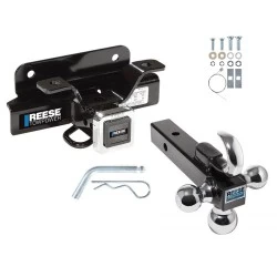 Reese Trailer Tow Hitch Receiver For 03-10 Dodge Ram 1500 2500 3500 Except OEM Hitch or Cab & Chassis w/Tri-Ball Triple Ball 1-7/8" 2" 2-5/16"