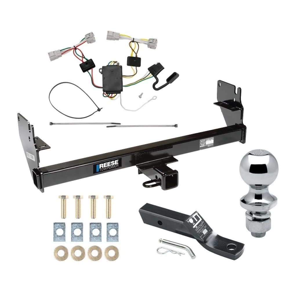 Custom Fit Trailer Hitch Wiring Harness (Plug & Play) 2" Drop Ball-Mount w/ Pin/Clip 1-7/8" Chrome Ball Installation Hardware Installation Instructions 75236 118496 23 63816 Draw-Tite Trailer Tow Hitch 05-15 Toyota Tacoma Except X-Runner Co Reese Trailer Tow Hitch For 05-15 Toyota Tacoma Except X-Runner Complete Package w/ Wiring and 1-7/8" Ball
