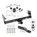 Trailer Tow Hitch For 05-15 Toyota Tacoma Complete Package w/ Wiring and 2" Ball