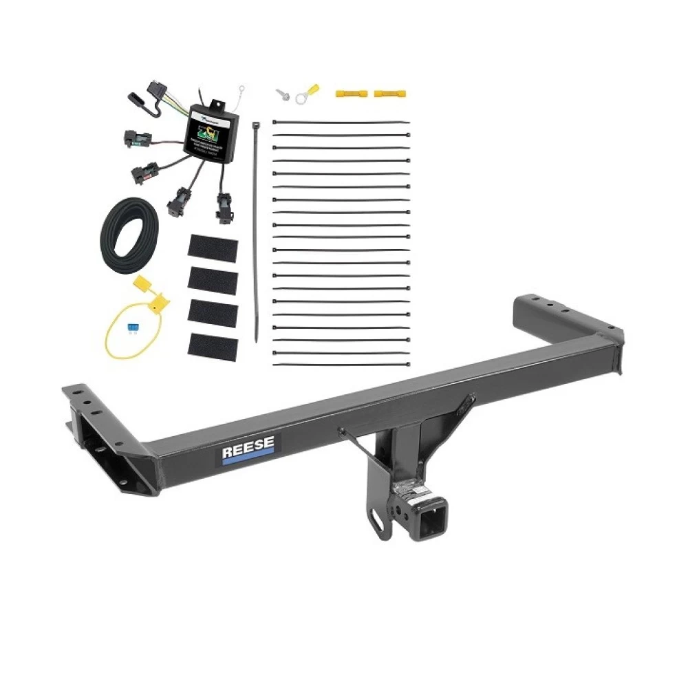 Reese Trailer Tow Hitch For 11-17 Audi Q5 15-25 Porsche Macan Exc S-Models 2" Receiver w/ Zero Contact Wiring Harness Kit