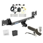 Reese Trailer Tow Hitch For 15-22 Ram ProMaster City All Models Deluxe Package Wiring 2" Ball Mount and Lock