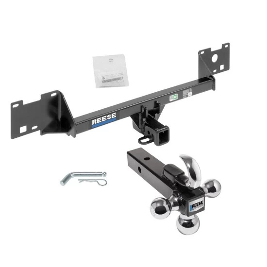 Reese Trailer Tow Hitch Receiver For 15-22 RAM ProMaster City w/Tri-Ball Triple Ball 1-7/8" 2" 2-5/16"