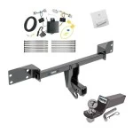 Reese Trailer Tow Hitch For 17-19 INFINITI QX30 Exc Sport Complete Package w/ Wiring and 2" Ball