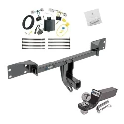 Reese Trailer Tow Hitch For 17-19 INFINITI QX30 Exc Sport Complete Package w/ Wiring and 2" Ball