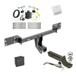 Reese Trailer Tow Hitch For 17-19 INFINITI QX30 Exc Sport Deluxe Package Wiring 2" Ball Mount and Lock