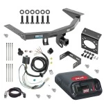 For 2016-2022 Honda Pilot Trailer Hitch Tow PKG w/ Pro Series POD Brake Control + Plug & Play BC Adapter + 7-Way RV Wiring By Reese Towpower
