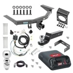 For 2016-2022 Honda Pilot Trailer Hitch Tow PKG w/ Pro Series POD Brake Control + Plug & Play BC Adapter + 7-Way RV Wiring + 2" & 2-5/16" Ball & Drop Mount By Reese Towpower