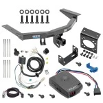 For 2016-2022 Honda Pilot Trailer Hitch Tow PKG w/ Pro Series Pilot Brake Control + Plug & Play BC Adapter + 7-Way RV Wiring By Reese Towpower