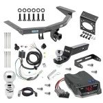For 2016-2022 Honda Pilot Trailer Hitch Tow PKG w/ Tekonsha BRAKE-EVN Brake Control + Plug & Play BC Adapter + 7-Way RV Wiring + 2" & 2-5/16" Ball & Drop Mount By Reese Towpower
