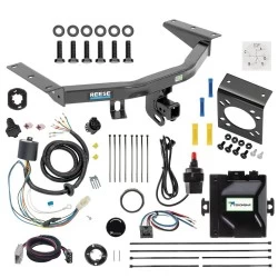 For 2016-2022 Honda Pilot Trailer Hitch Tow PKG w/ Tekonsha Prodigy iD Bluetooth Wireless Brake Control + Plug & Play BC Adapter + 7-Way RV Wiring By Reese Towpower