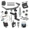 For 2014-2020 Acura MDX Trailer Hitch Tow PKG w/ 4-Flat Wiring + Adjustable Drop Rise Ball Mount + Inerchangeable 1-7/8" & 2" & 2-5/16" Balls + Wiring Bracket + Hitch Cover + Dual Hitch & Coupler Locks + Wiring Tester + Ball Lub