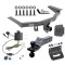 For 2014-2020 Acura MDX Trailer Hitch Tow PKG w/ 4-Flat Wiring + Dual Ball Ball Mount 1-7/8" & 2" Trailer Balls + Pin/Clip + Wiring Bracket + Hitch Cover (Excludes: w/Full Size Spare Tire Models) By Reese Towpower