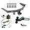 For 2014-2020 Acura MDX Trailer Hitch Tow PKG w/ 4-Flat Wiring + Dual Ball Ball Mount 2" & 2-5/16" Trailer Balls + Pin/Clip (Excludes: w/Full Size Spare Tire Models) By Reese Towpower