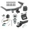 For 2014-2020 Acura MDX Trailer Hitch Tow PKG w/ 4-Flat Wiring + Starter Kit Ball Mount w/ 2" Drop & 2" Ball + 1-7/8" Ball + Wiring Bracket + Hitch Cover (Excludes: w/Full Size Spare Tire Models) By Reese Towpower