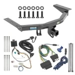 For 2016-2022 Honda Pilot Trailer Hitch Tow PKG w/ 5-Flat Wiring Harness By Reese Towpower