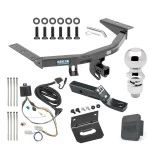 For 2016-2022 Honda Pilot Trailer Hitch kit by: Reese For 2016-2022 Honda Pilot Trailer Hitch Tow PKG w/ 4-Flat Wiring + Ball Mount w/ 2" Drop + 2-5/16" Ball + Wiring Bracket + Hitch Cover By Reese Towpower