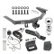 For 2016-2022 Honda Pilot Trailer Hitch Tow PKG w/ 4-Flat Wiring + Ball Mount w/ 2" Drop + 2-5/16" Ball + Wiring Bracket + Hitch Cover By Reese Towpower