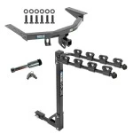For 2016-2022 Honda Pilot Trailer Hitch kit by: Reese For 2016-2022 Honda Pilot Trailer Hitch Tow PKG w/ 4 Bike Carrier Rack + Hitch Lock By Reese Towpower