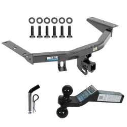 For 2014-2020 Acura MDX Trailer Hitch Tow PKG w/ Dual Ball Ball Mount 2" & 2-5/16" Trailer Balls + Pin/Clip (Excludes: w/Full Size Spare Tire Models) By Reese Towpower