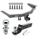 For 2014-2020 Acura MDX Trailer Hitch Tow PKG w/ Starter Kit Ball Mount w/ 2" Drop & 2" Ball + 1-7/8" Ball (Excludes: w/Full Size Spare Tire Models) By Reese Towpower