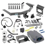For 2014-2020 Acura MDX Trailer Hitch Tow PKG w/ 8K Round Bar Weight Distribution Hitch w/ 2-5/16" Ball + 2" Ball + Pin/Clip + Tekonsha Prodigy P2 Brake Control + Plug & Play BC Adapter + 7-Way RV Wiring (Excludes: w/Full Size Spare Tire Mod
