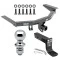 For 2016-2022 Honda Pilot Trailer Hitch Tow PKG w/ Ball Mount w/ 4" Drop + 1-7/8" Ball By Reese Towpower
