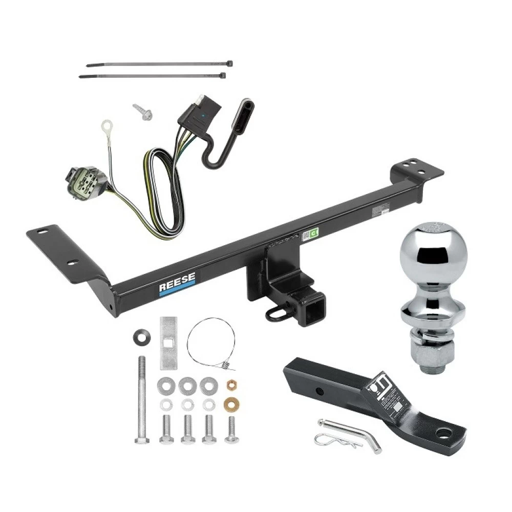 Reese Trailer Tow Hitch For 12-19 Land Rover Range Rover Evoque Complete Package w/ Wiring and 1-7/8" Ball