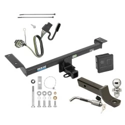 Reese Trailer Tow Hitch For 12-19 Land Rover Range Rover Evoque Deluxe Package Wiring 2" Ball Mount and Lock