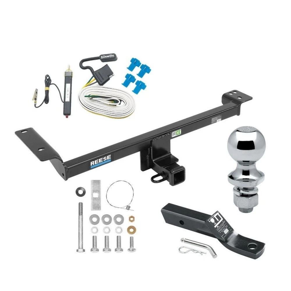 Custom Fit Trailer Hitch Wiring Harness (Requires Splicing) 2" Drop Ball-Mount w/ Pin/Clip 1-7/8" Chrome Ball Installation Hardware Installation Instructions 75227 20252 23 63816 Draw-Tite Trailer Tow Hitch 15-19 Land Rover Range Rover Evoque E Reese Trailer Tow Hitch For 15-19 Land Rover Range Rover Evoque Excluding Autobiography Complete Package w/ Wiring and 1-7/8" Ball