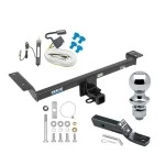 Custom Fit Trailer Hitch Wiring Harness (Requires Splicing) 2" Drop Ball-Mount w/ Pin/Clip 1-7/8" Chrome Ball Installation Hardware Installation Instructions 75227 20252 23 63816 Draw-Tite Trailer Tow Hitch 15-19 Land Rover Range Rover Evoque E Reese Trailer Tow Hitch For 15-19 Land Rover Range Rover Evoque Excluding Autobiography Complete Package w/ Wiring and 1-7/8" Ball
