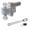 CURT AlumaLite Adjustable Drop Hitch with Dual Ball and 5/8" Hitch Lock Bundle