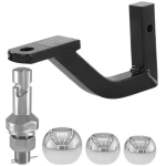 CURT Vertical Receiver Ball Mount with Switch Ball Set 1-7/8" 2" 2-5/16" for 1-1/4" Hitch