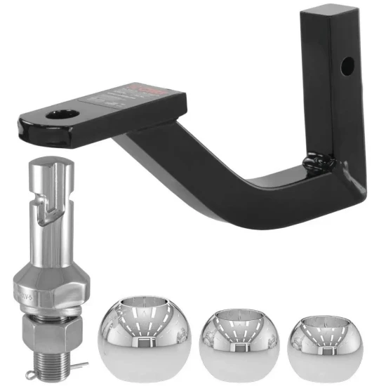 CURT Vertical Receiver Ball Mount with Switch Ball Set 1-7/8" 2" 2-5/16" for 1-1/4" Hitch