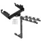 Trailer Tow Hitch For 19-24 Ford F-350 F-450 F-550 Super Duty Cab and Chassis Class V Tilt Away Adult or Child Arms Fold Down 4 Bike Carrier