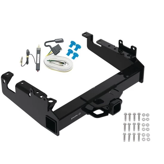 Trailer Tow Hitch For 19-25 Ford F-350 F-450 F-550 Super Duty Cab & Chassis Class V w/ Wiring Harness Kit