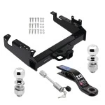 Custom Fit Trailer Hitch3" Drop Ball Mount2-5/16" and 2" Chrome Ball Dogbone Style Towing LockInstallation Hardware Installation Instructions 45520 45322 63840 63830 63252 Draw-Tite Trailer Tow Hitch 19-22 F-350 F-450 F-550 Super Duty Cab a Trailer Tow Hitch For 19-24 Ford F-350 F-450 F-550 Super Duty Cab and Chassis Class V w/ 2-5/16" and 2" Ball 10" Long 3" Drop Draw Bar and Towing Lock