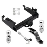 Custom Fit Trailer Hitch5" Drop Ball Mount2-5/16" and 2" Chrome Ball Dogbone Style Towing LockInstallation Hardware Installation Instructions 45520 45323 63840 63830 63252 Draw-Tite Trailer Tow Hitch 19-22 F-350 F-450 F-550 Super Duty Cab a Trailer Tow Hitch For 19-24 Ford F-350 F-450 F-550 Super Duty Cab and Chassis Class V w/ 2-5/16" and 2" Ball 10" Long 5" Drop Draw Bar and Towing Lock