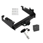 Trailer Tow Hitch For 19-25 Ford F-350 F-450 F-550 Super Duty Cab & Chassis w/ Security Lock Pin Key
