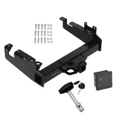 Trailer Tow Hitch For 19-25 Ford F-350 F-450 F-550 Super Duty Cab & Chassis w/ Security Lock Pin Key