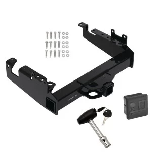 Trailer Tow Hitch For 19-25 Ford F-350 F-450 F-550 Super Duty Cab & Chassis w/ Security Lock Pin Key