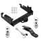 Reese Trailer Tow Hitch For 19-25 Ford F-350 F-450 F-550 Super Duty Cab & Chassis Class V w/ 2-5/16" and 2" Ball 10" Long 3" Drop Draw Bar and Towing Lock