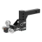 CURT Adjustable Tri-Ball Hitch Mount with Lock – Fits 2" Receiver, 10,000 lbs GTW