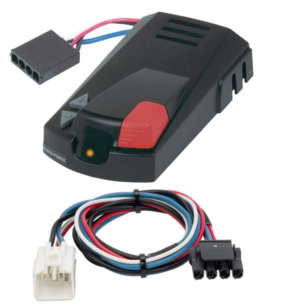 Hopkins Brake-Force Trailer Brake Control for 03-09 Lexus GX470 03-07 Lexus LX470 w/ Plug Play Wiring Adapter Time Based Eletric Trailer Brakes Module Box Controller