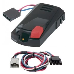 Hopkins Brake-Force Trailer Brake Control for 09-25 Honda Pilot 19-22 Passport w/ Plug Play Wiring Adapter Time Based Eletric Trailer Brakes Module Box Controller