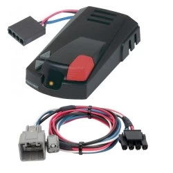 Hopkins Brake-Force Trailer Brake Control for 13-14 RAM 1500 2500 3500 w/ Plug Play Wiring Adapter Eletric Time Based Module Box Controller