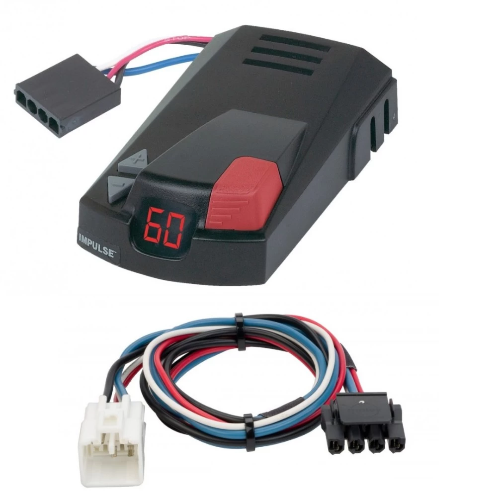 Hopkins Impulse Trailer Brake Control for 03-24 Toyota Sequoia w/ Plug Play Wiring Adapter Time Based Eletric Trailer Brakes Module Box Controller Hopkins Impulse Trailer Brake Control for 03-24 Toyota Sequoia w/ Plug Play Wiring Adapter Time Based Eletric Trailer Brakes Module Box Controller