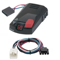 Hopkins Impulse Trailer Brake Control for 03-09 Lexus GX470 03-07 Lexus LX470 w/ Plug Play Wiring Adapter Time Based Eletric Trailer Brakes Module Box Controller