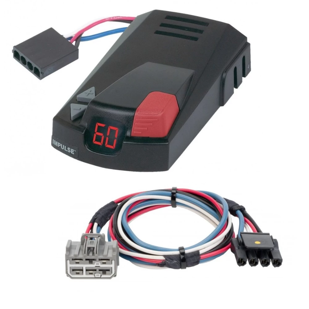 Hopkins Impulse Trailer Brake Control for 07-09 Saturn Outlook w/ Plug Play Wiring Adapter Time Based Eletric Trailer Brakes Module Box Controller Hopkins Impulse Trailer Brake Control for 07-09 Saturn Outlook w/ Plug Play Wiring Adapter Time Based Eletric Trailer Brakes Module Box Controller