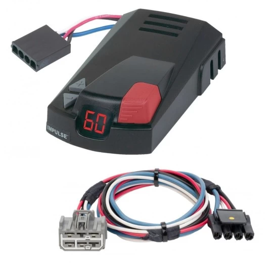 Hopkins Impulse Trailer Brake Control for 07-09 Saturn Outlook w/ Plug Play Wiring Adapter Time Based Eletric Trailer Brakes Module Box Controller Hopkins Impulse Trailer Brake Control for 07-09 Saturn Outlook w/ Plug Play Wiring Adapter Time Based Eletric Trailer Brakes Module Box Controller